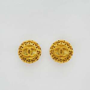 CHANEL Gold Earrings